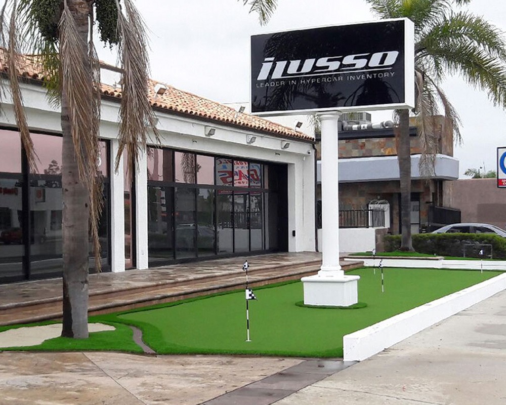 Commercial Turf at Dealership